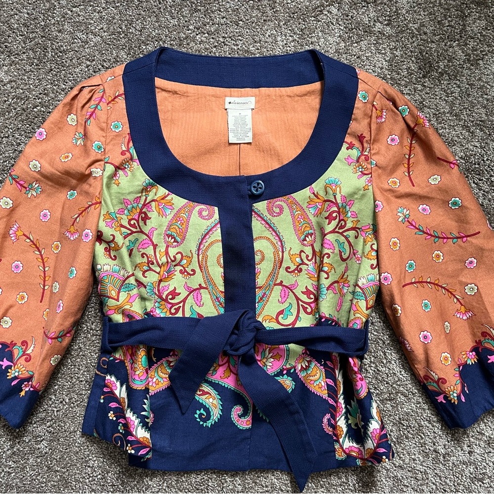 Anthropology Jacket/Top by Elevenses - Size 8